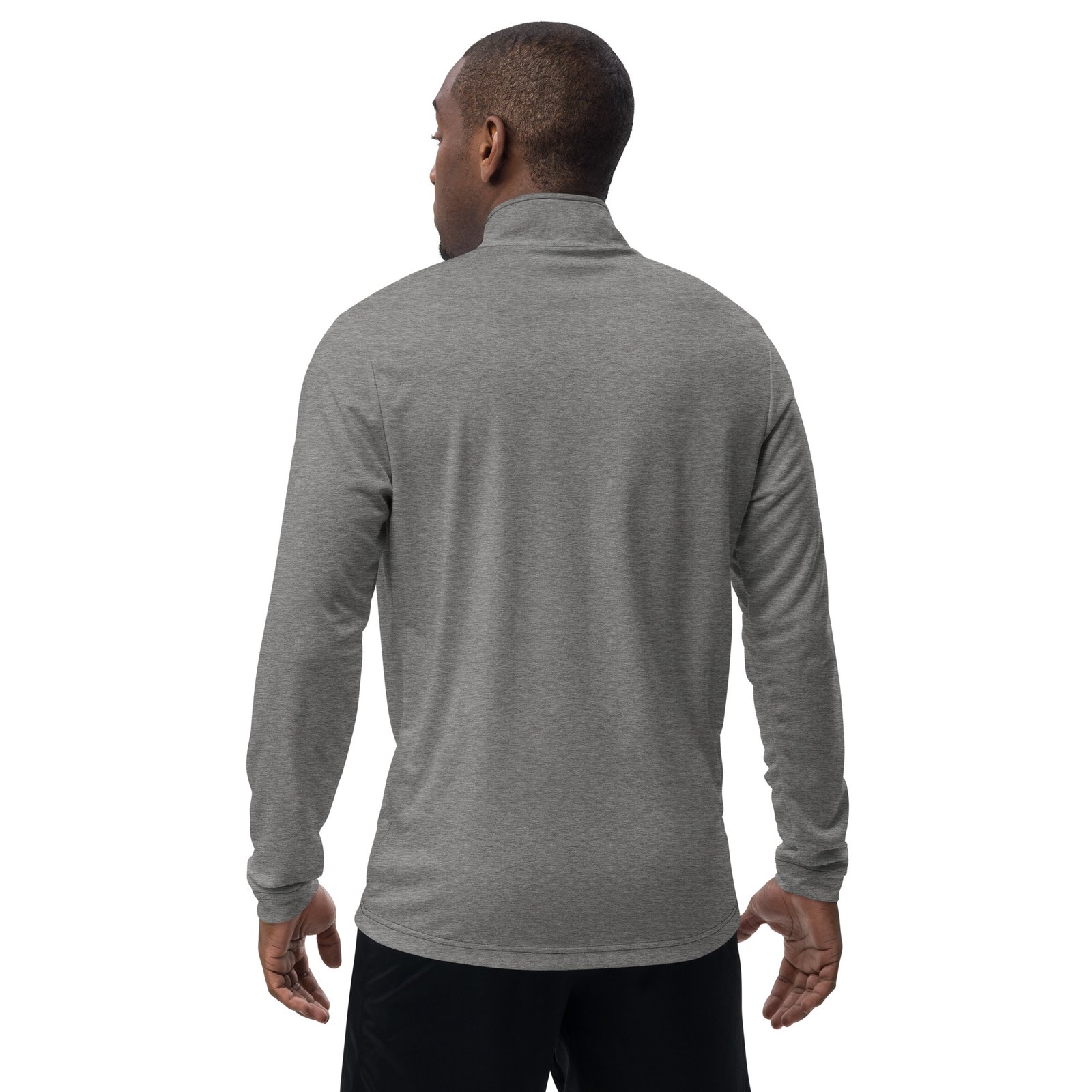 Black Peace Sign Quarter Zip Pullover - Image 4