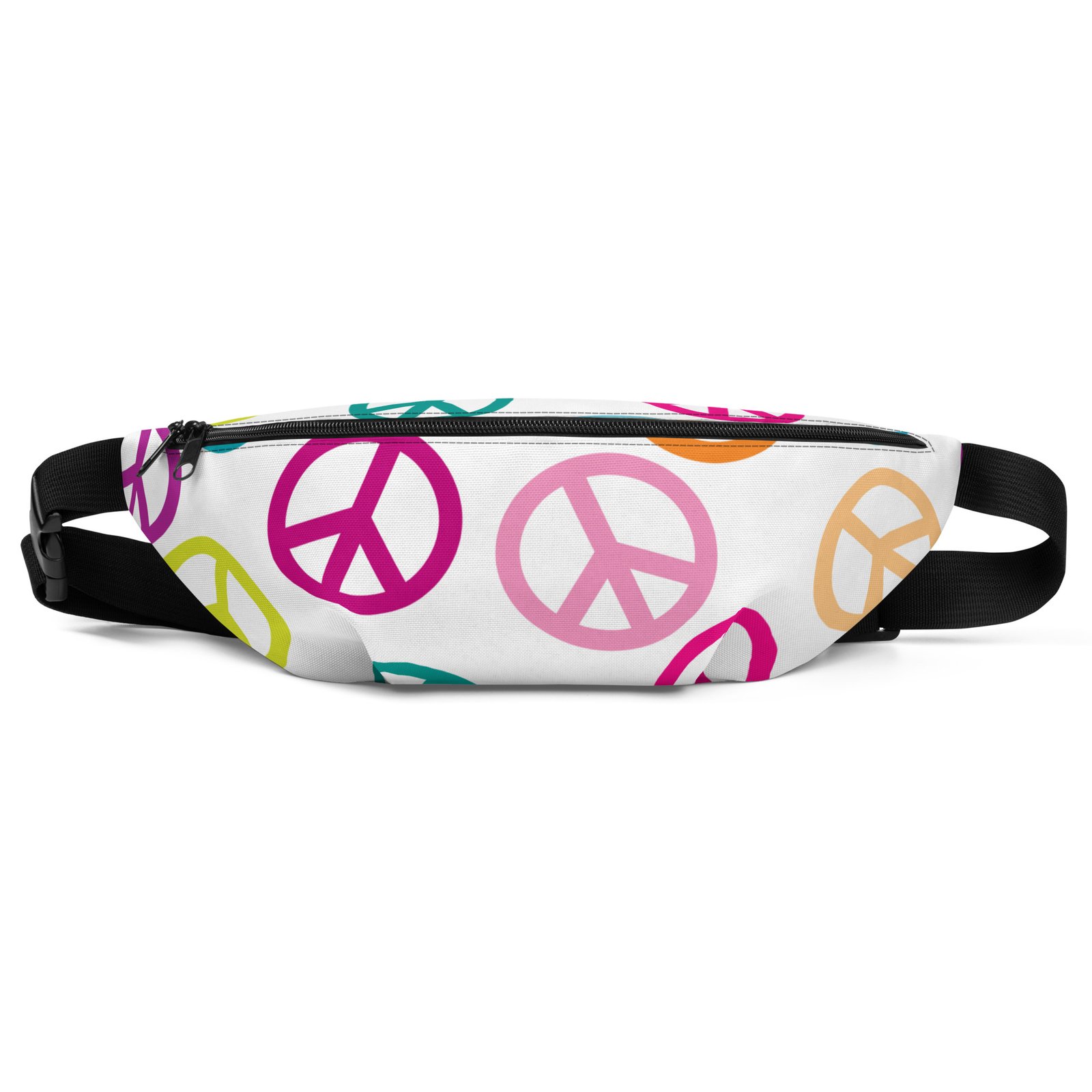Peace Sign Pattern Fanny Pack