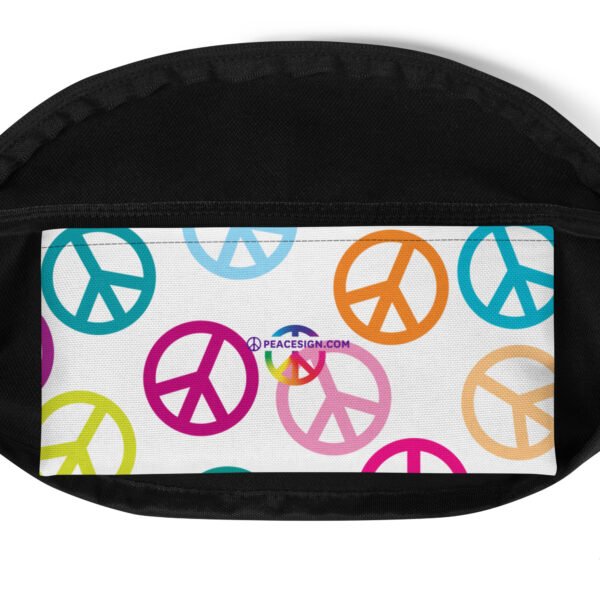 Peace Sign Pattern Fanny Pack - Image 4