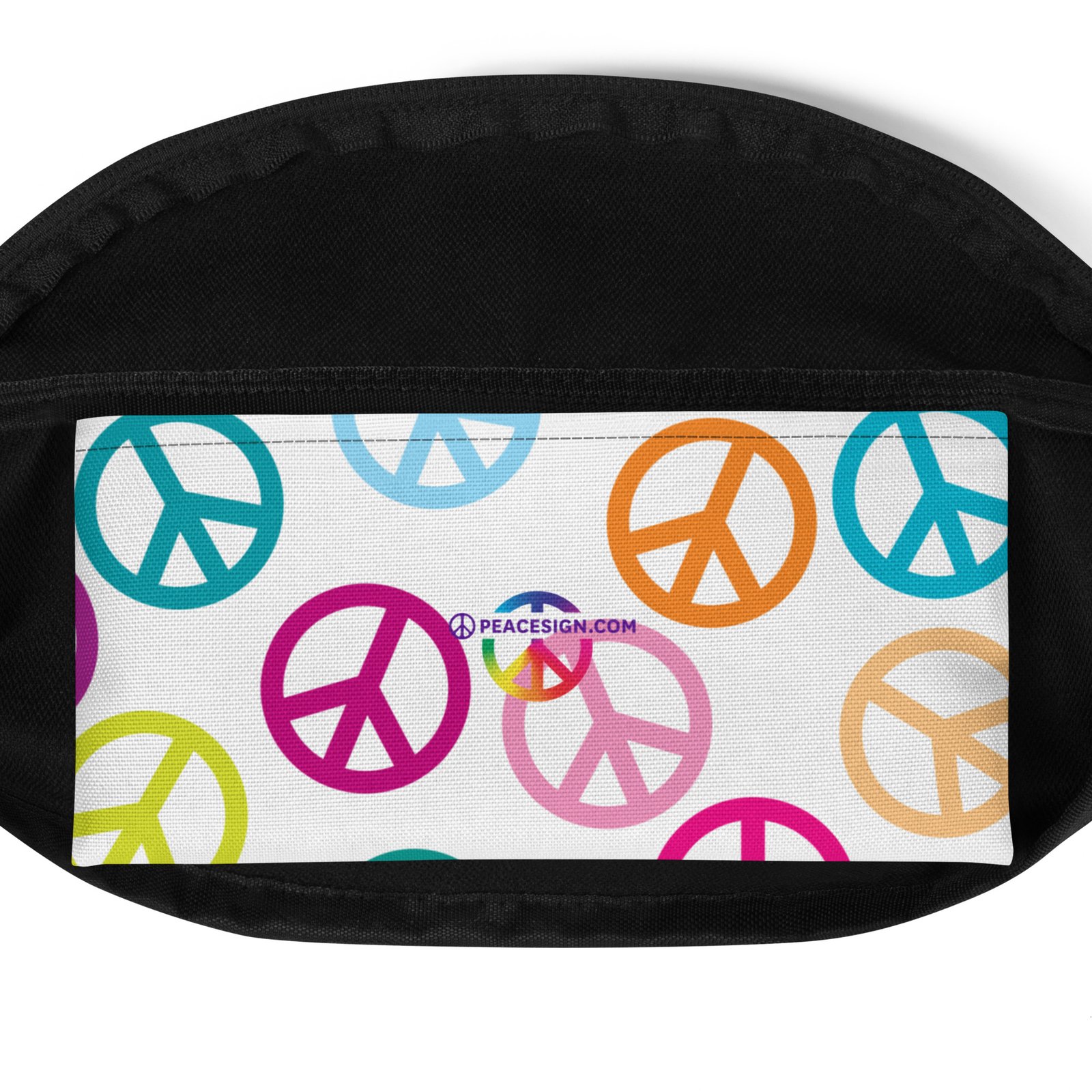 Peace Sign Pattern Fanny Pack - Image 7