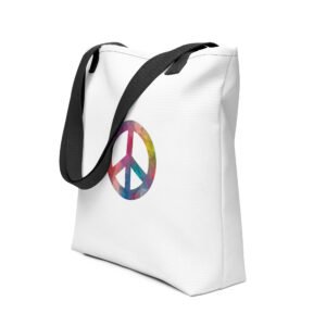 Bevel Peace Sign Tote bag