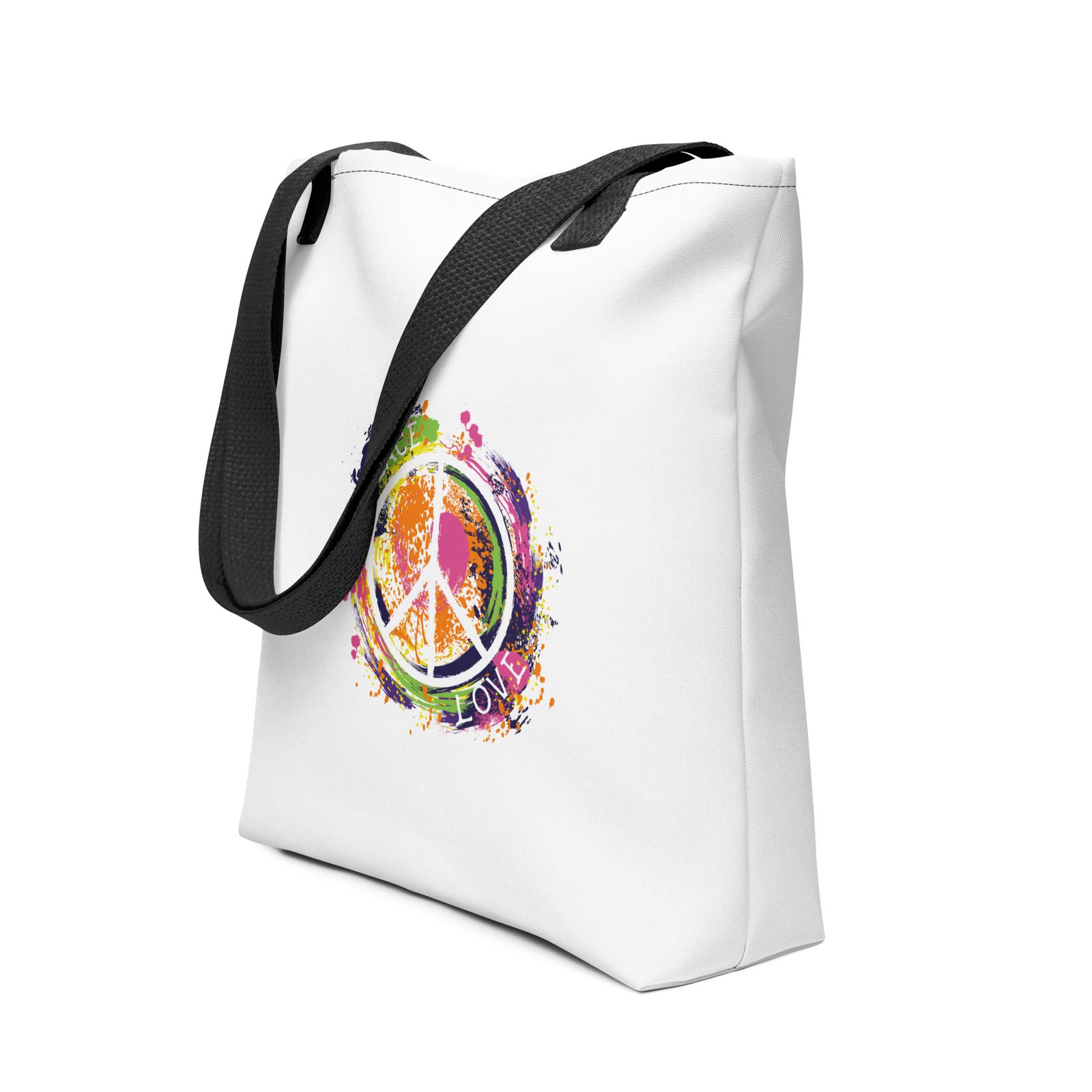 Swirl Peace Sign Tote bag