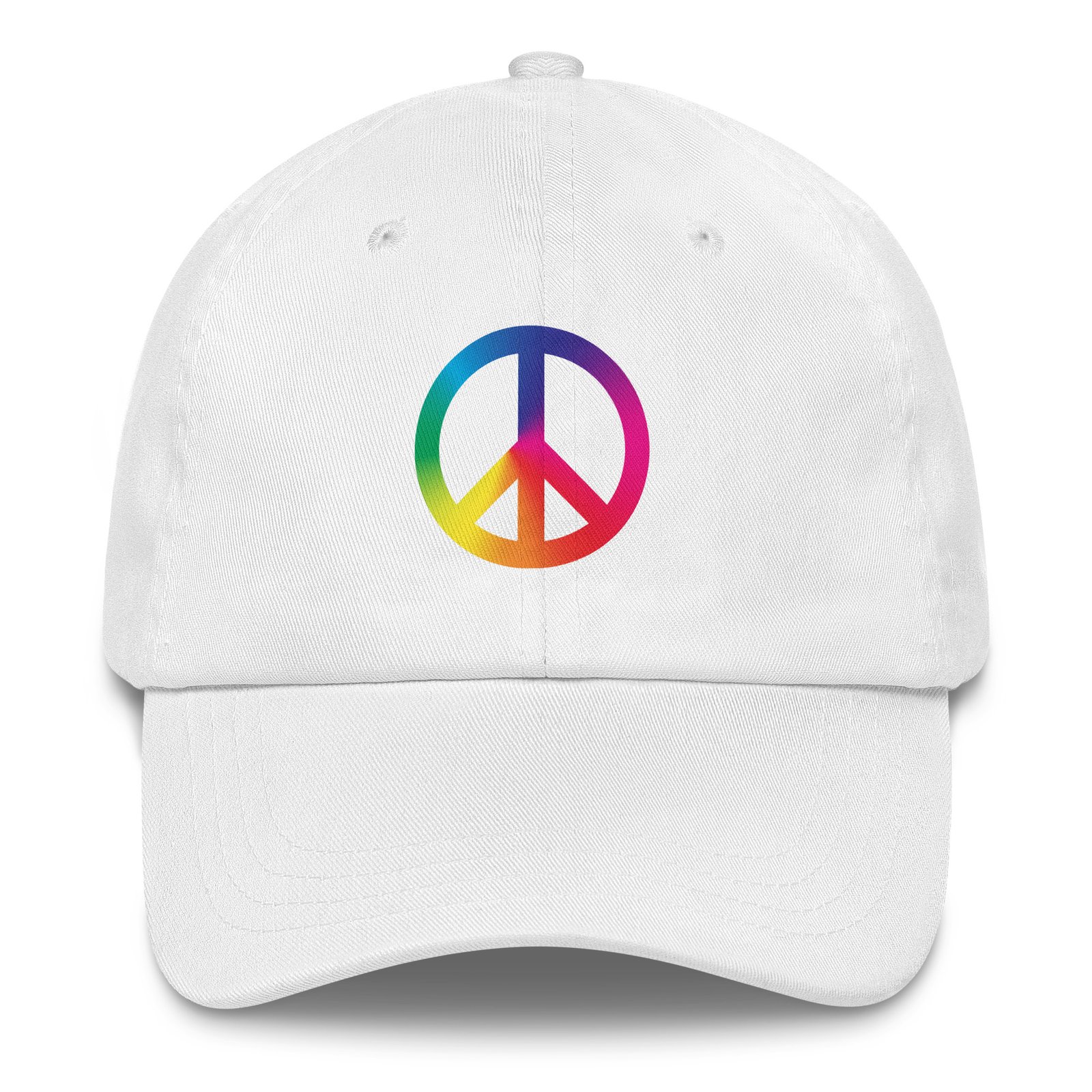 Tie Dye Peace Sign Dad hat