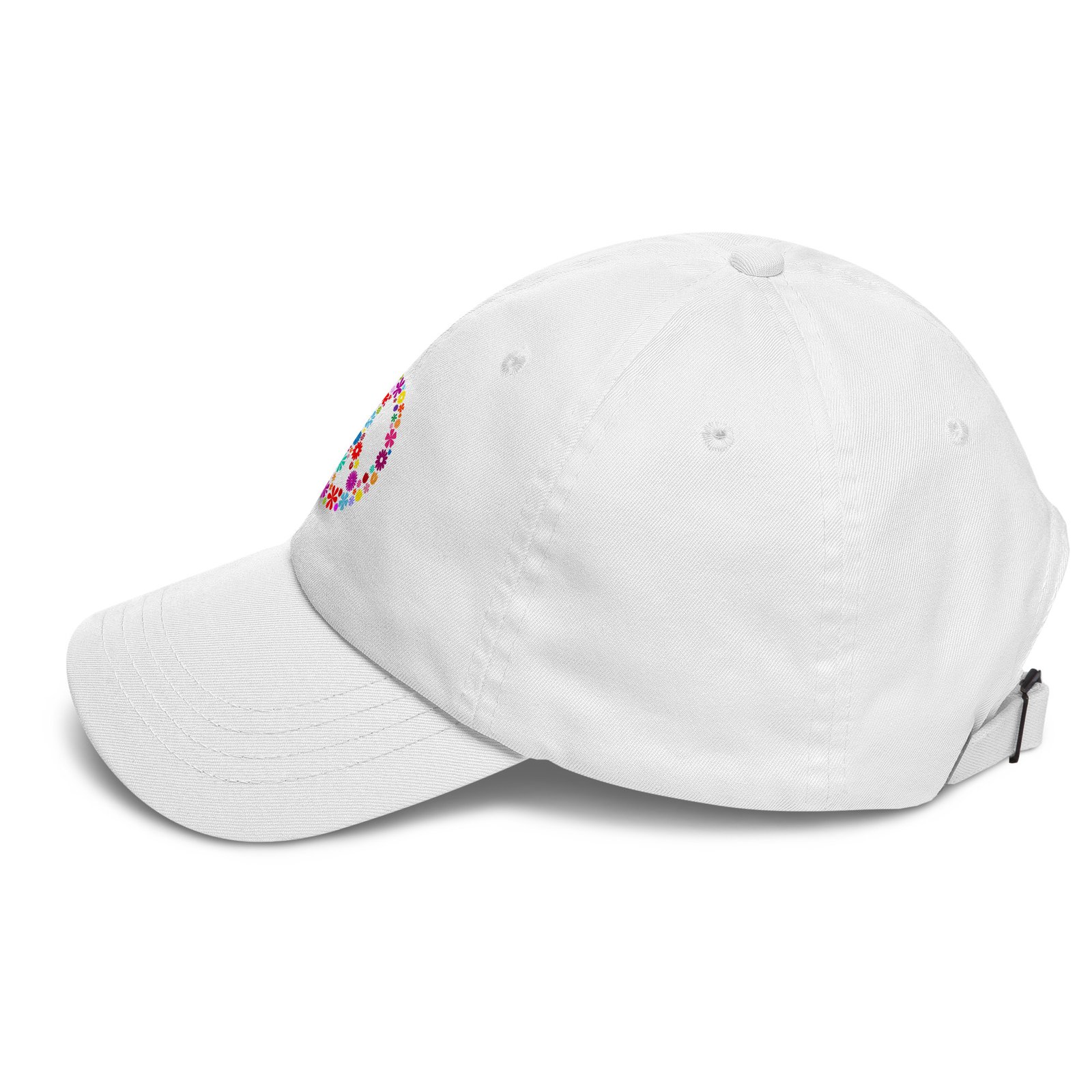 Flower Peace Sign Dad hat - Image 3