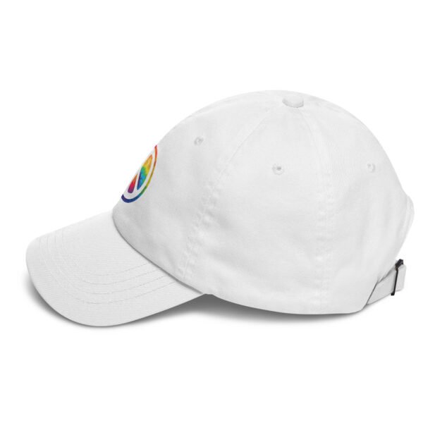 Retro Peace Sign Dad hat - Image 3