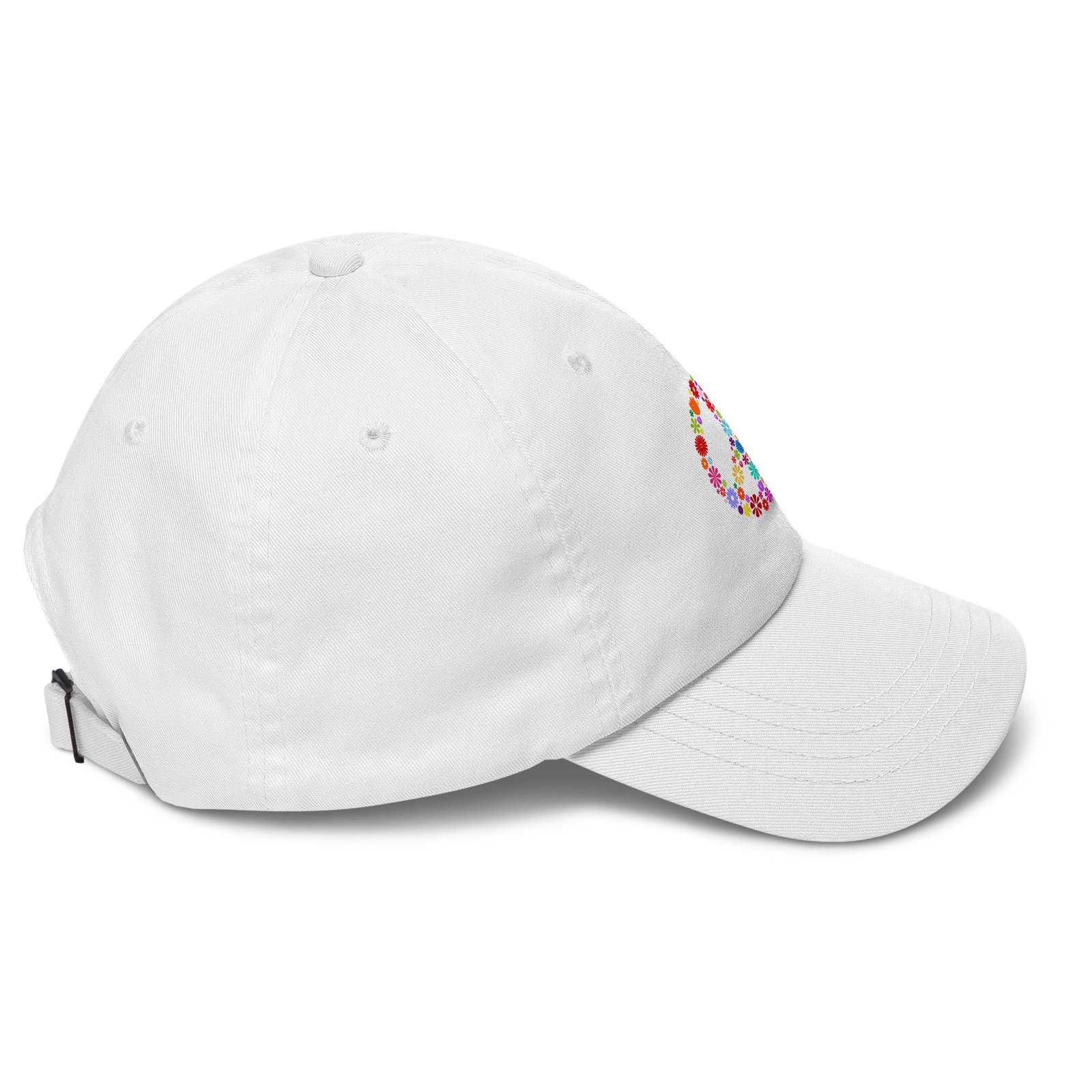 Flower Peace Sign Dad hat - Image 4
