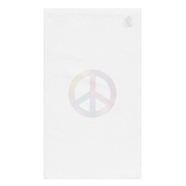 Bevel Peace Sign Hand towel - Image 2