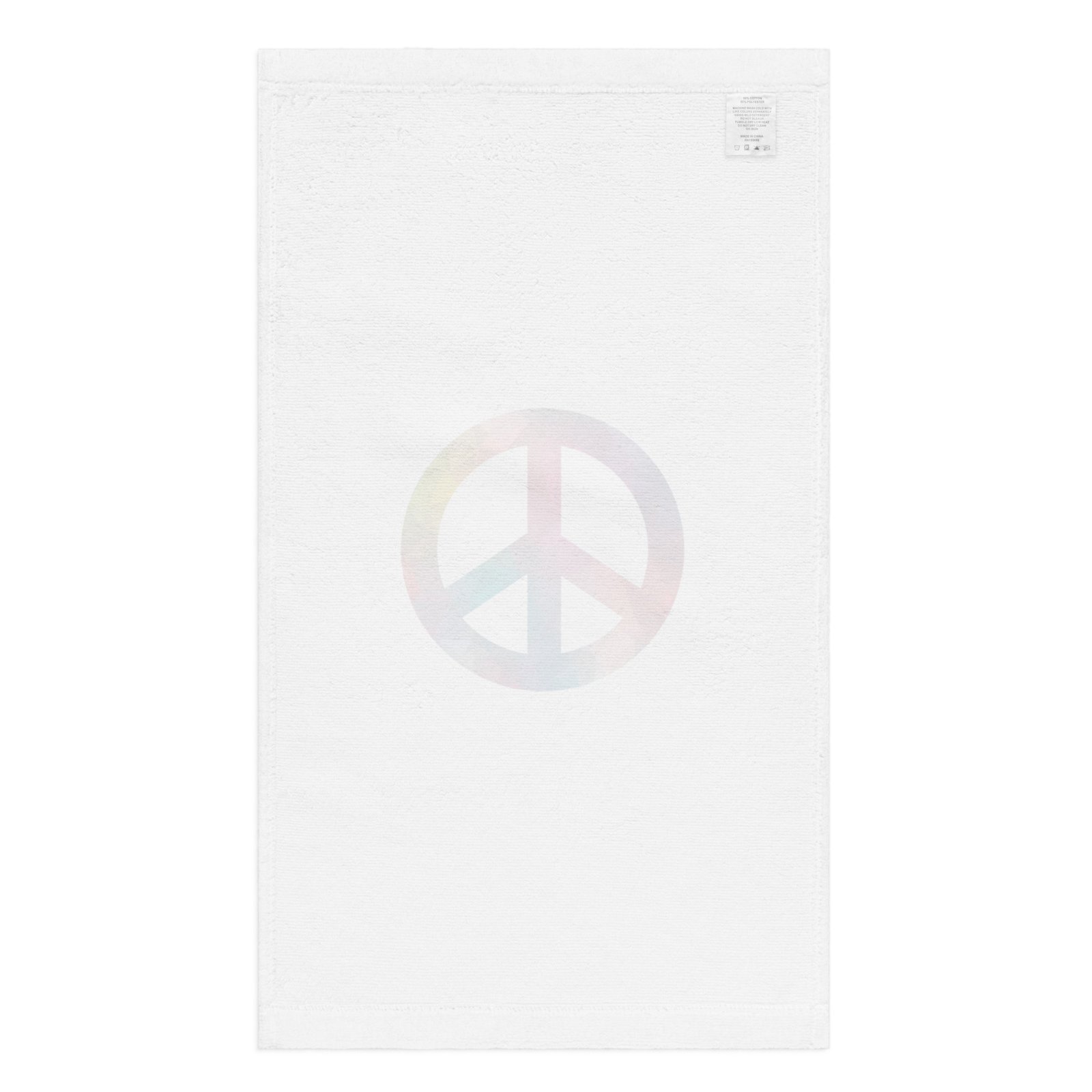 Bevel Peace Sign Hand towel - Image 2