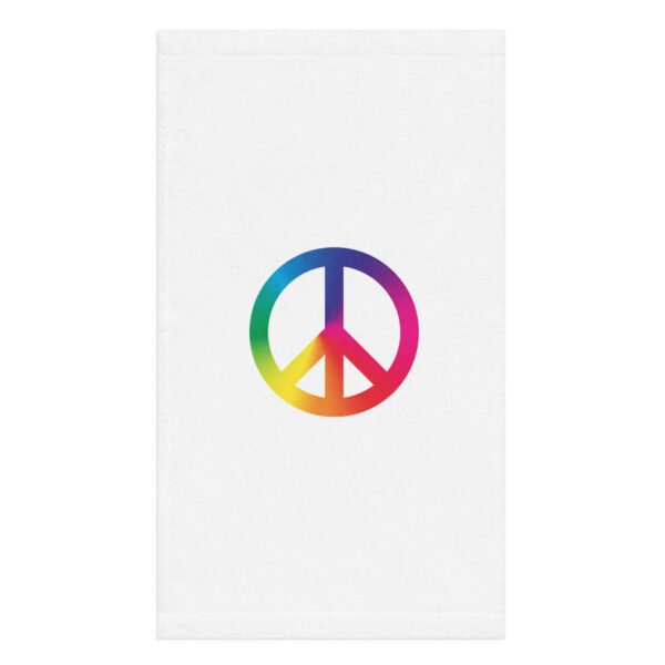 Tie Dye Peace Sign Hand towel