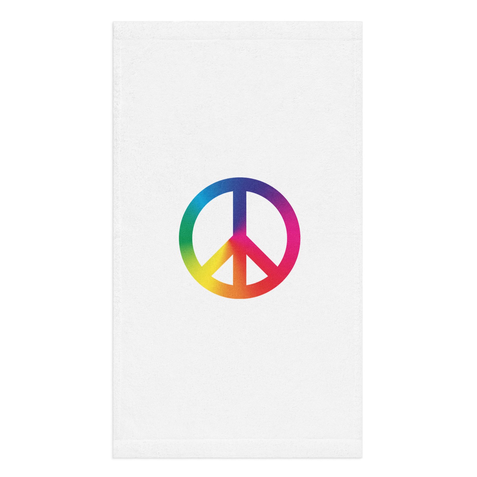 Tie Dye Peace Sign Hand towel