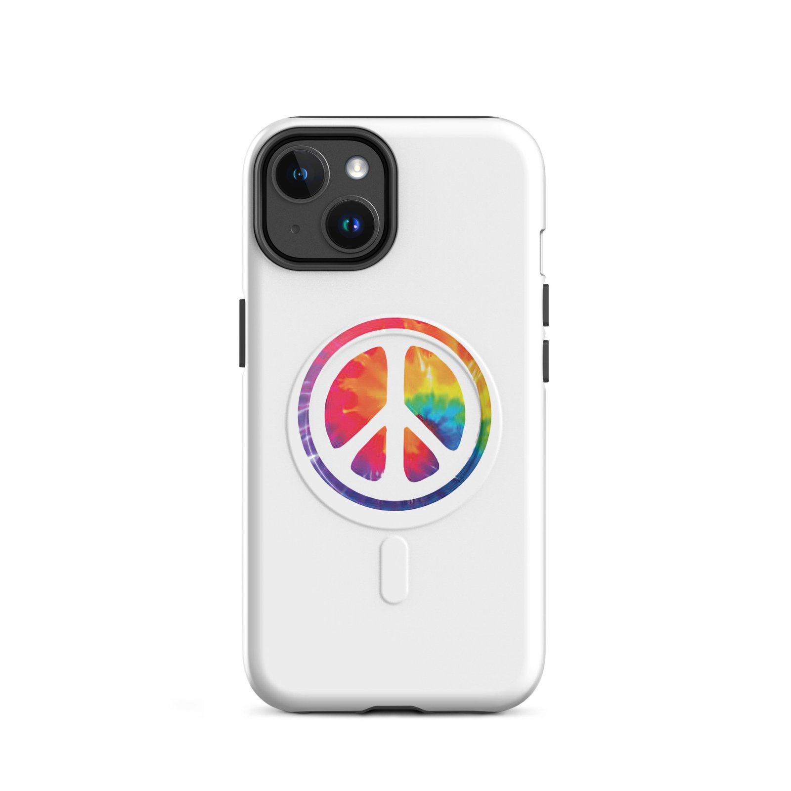 Retro Peace Sign MagSafe® tough case for iPhone® - Image 2
