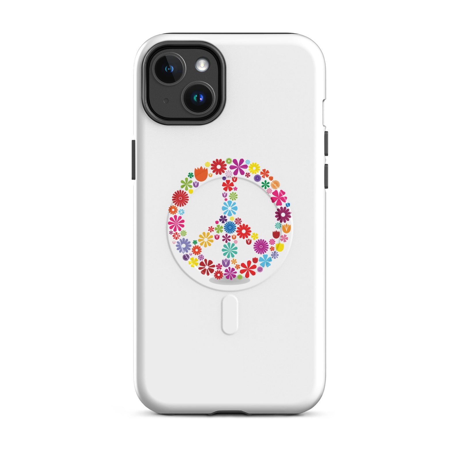 Flower Peace Sign MagSafe® tough case for iPhone® - Image 3