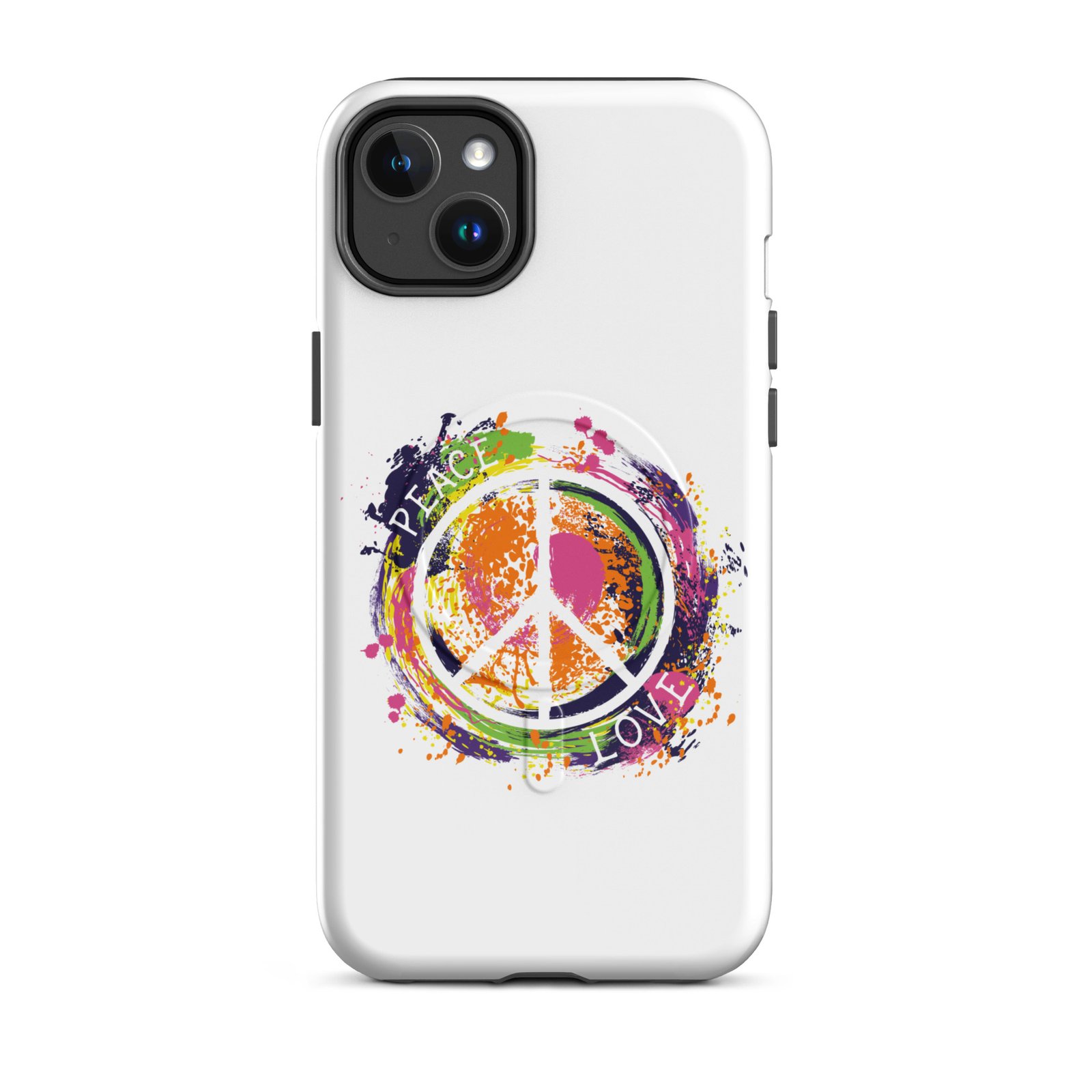 Swirl Peae Sign MagSafe® tough case for iPhone® - Image 3