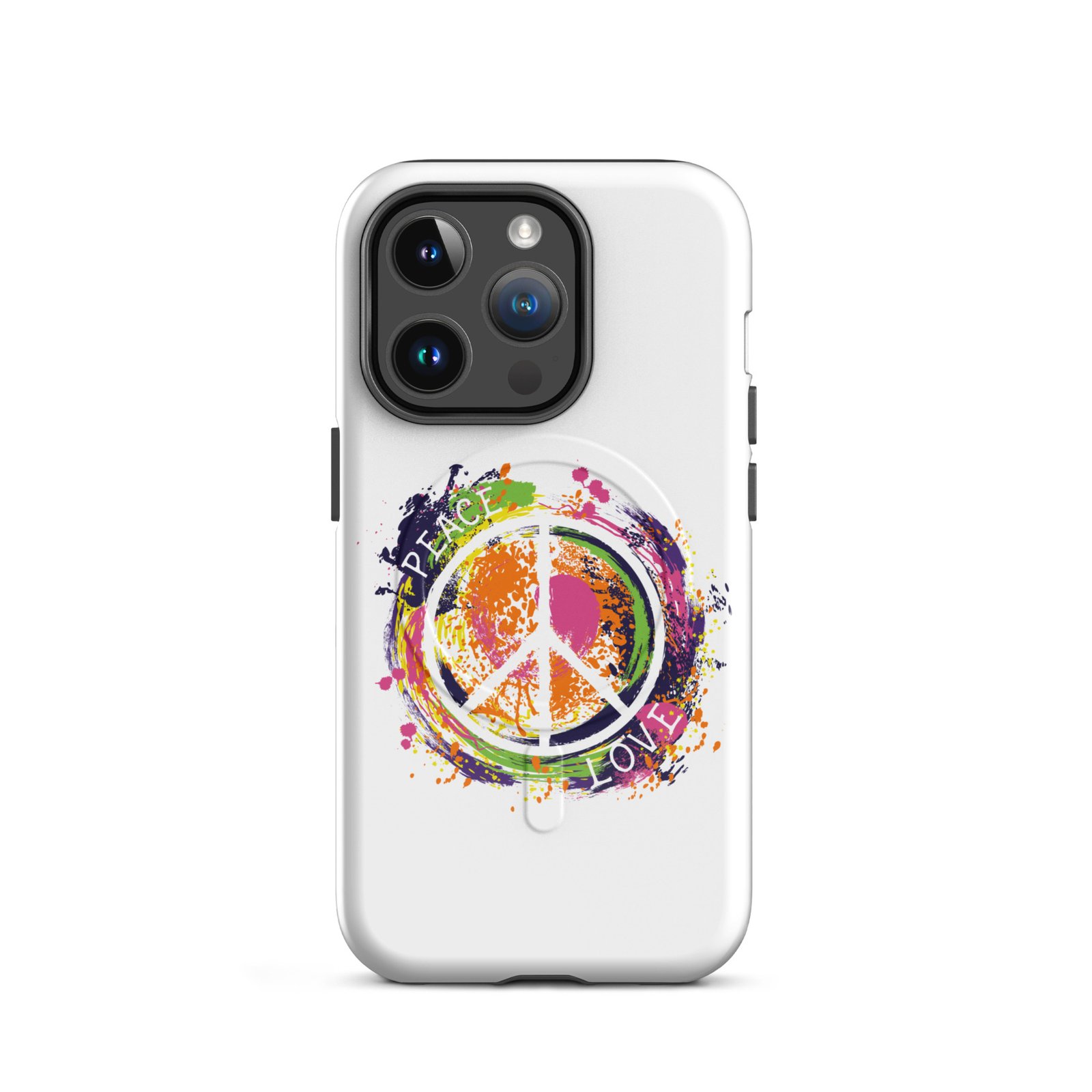 Swirl Peae Sign MagSafe® tough case for iPhone® - Image 4