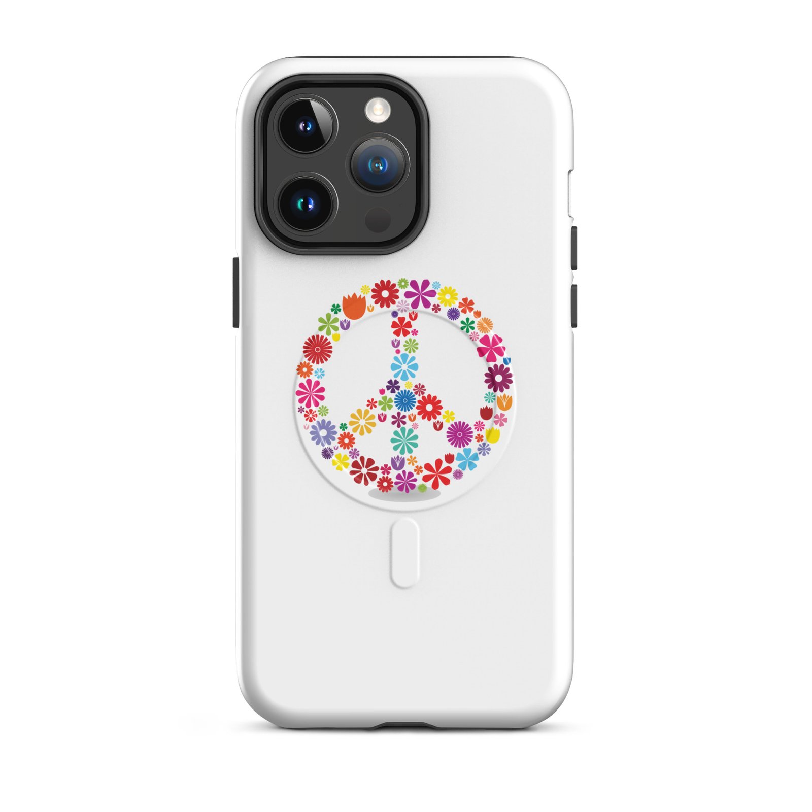 Flower Peace Sign MagSafe® tough case for iPhone® - Image 5