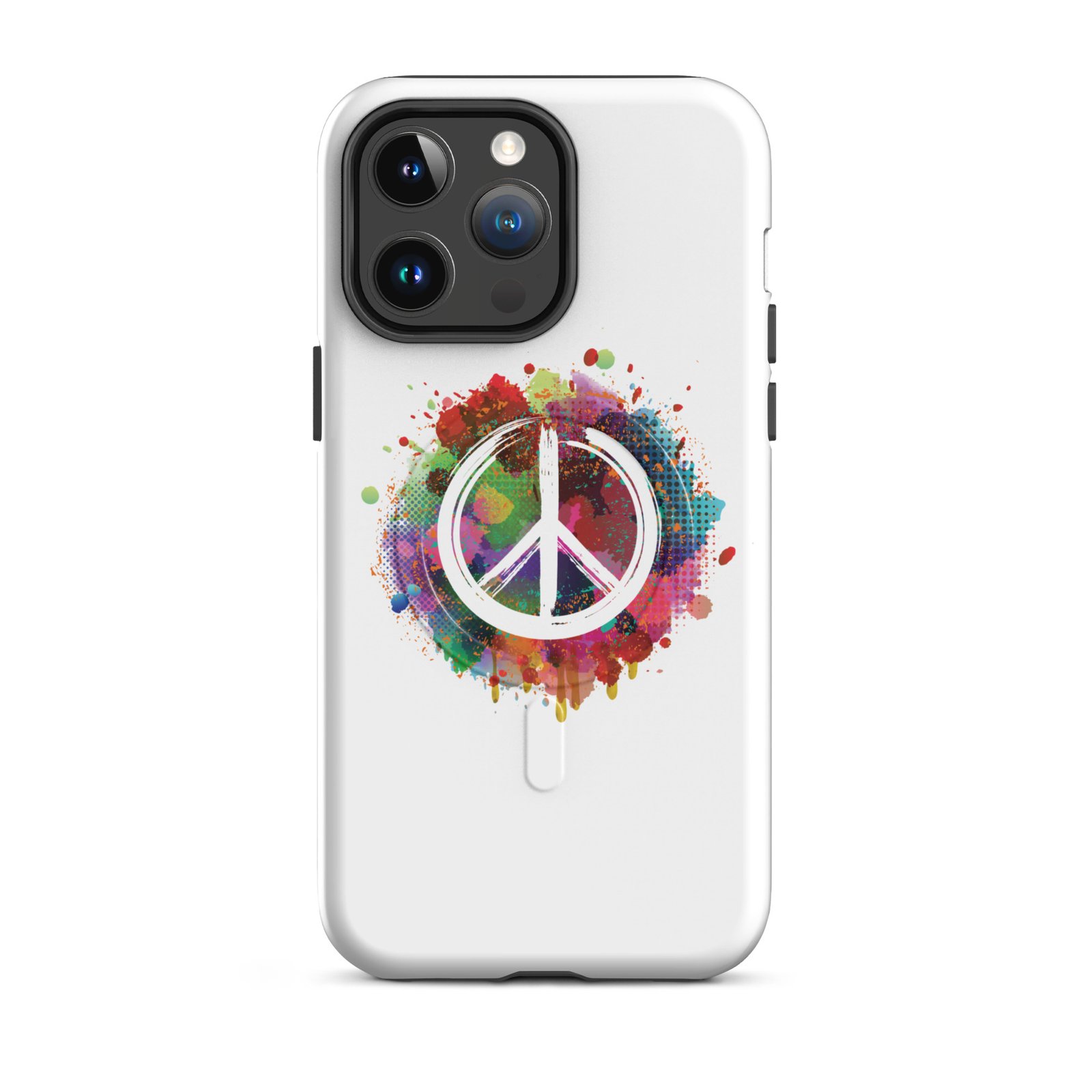 Splatter Peace Sign MagSafe® tough case for iPhone® - Image 5
