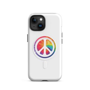 Retro Peace Sign MagSafe® tough case for iPhone®