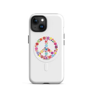 Flower Peace Sign MagSafe® tough case for iPhone®