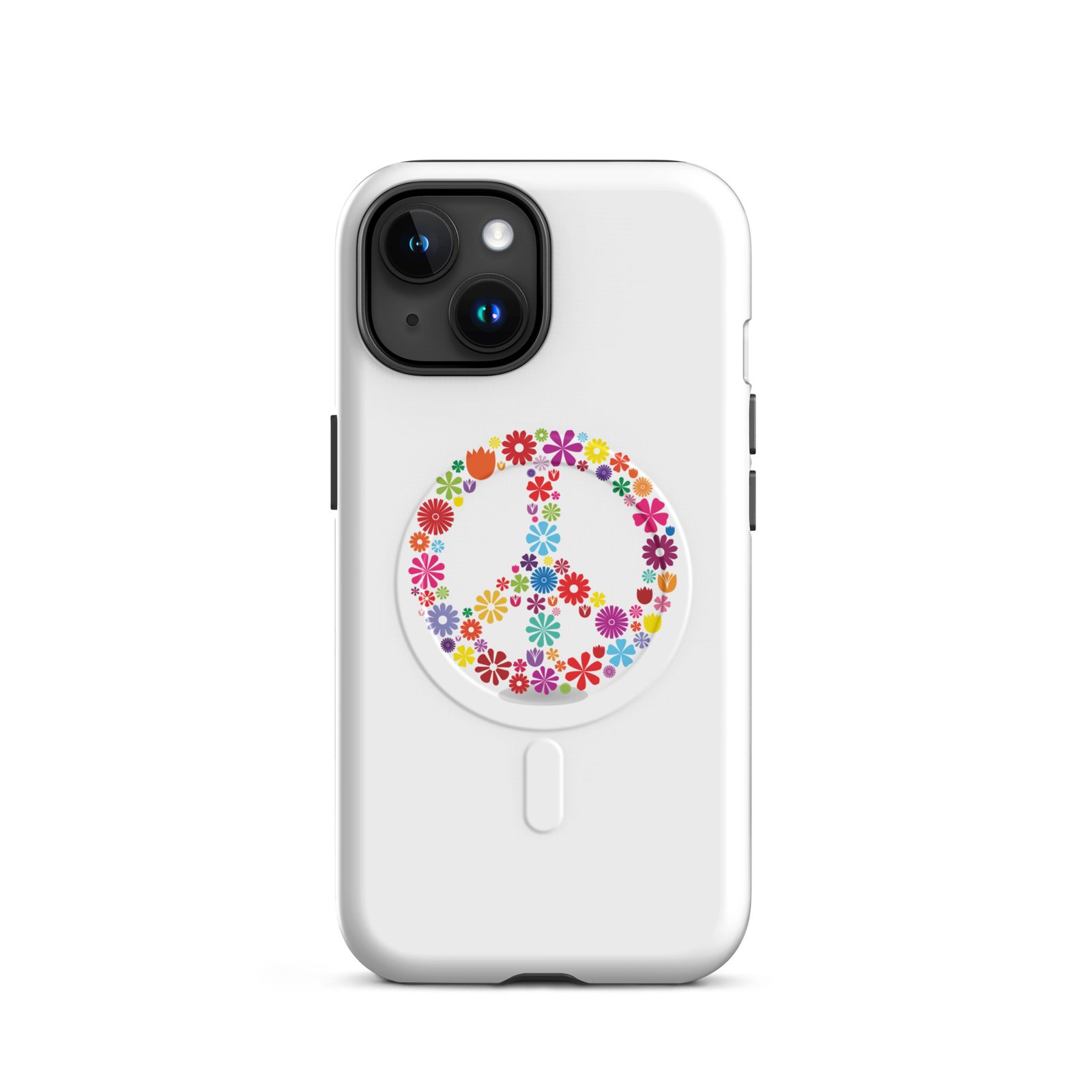 Flower Peace Sign MagSafe® tough case for iPhone®