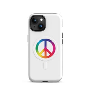 Tie Dye Peace Sign MagSafe® tough case for iPhone®