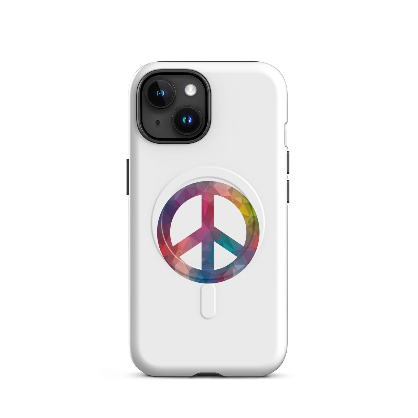 Bevel Peace Sign MagSafe® tough case for iPhone®