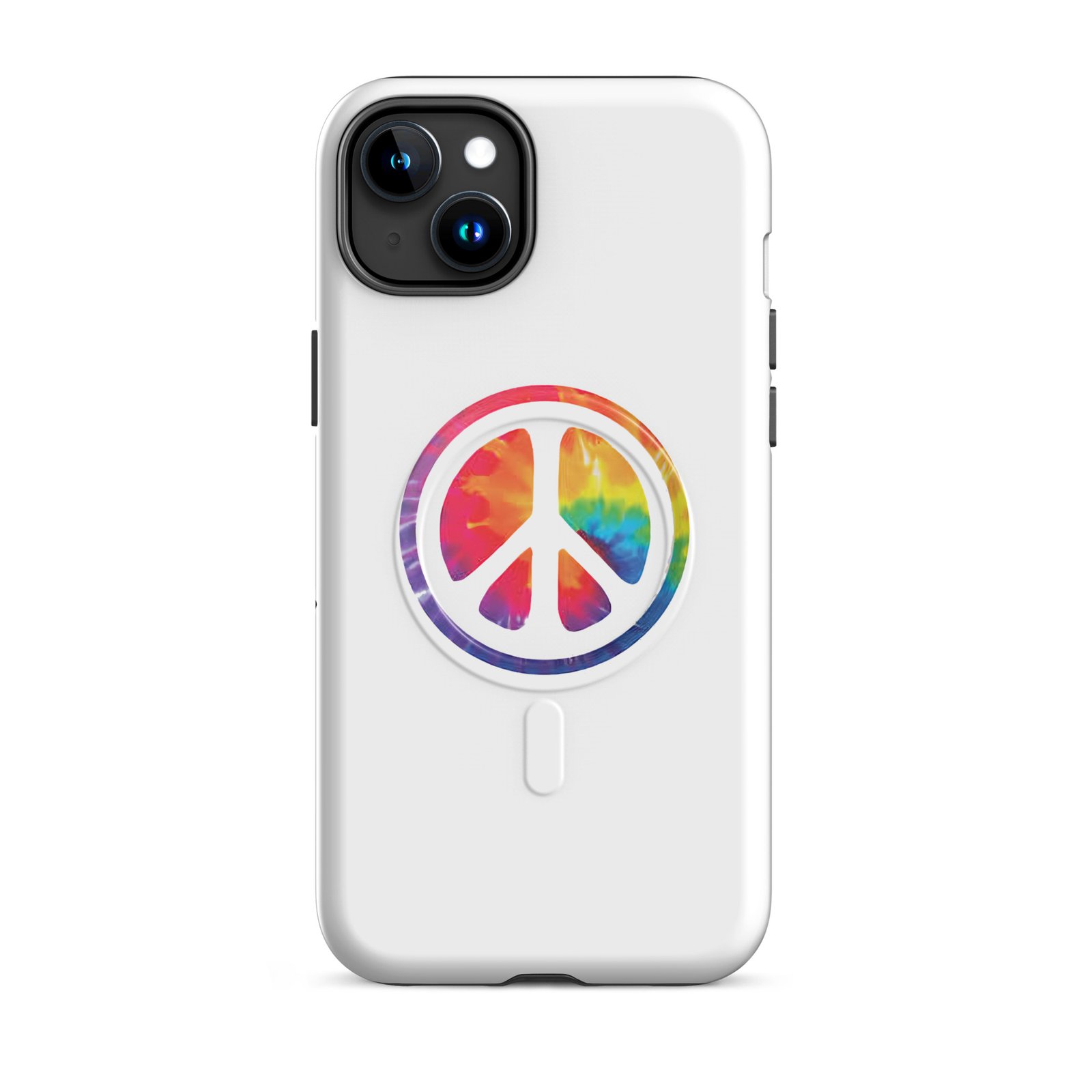 Retro Peace Sign MagSafe® tough case for iPhone® - Image 6