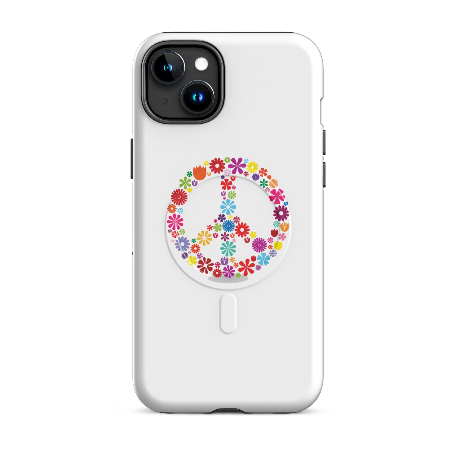 Flower Peace Sign MagSafe® tough case for iPhone® - Image 6
