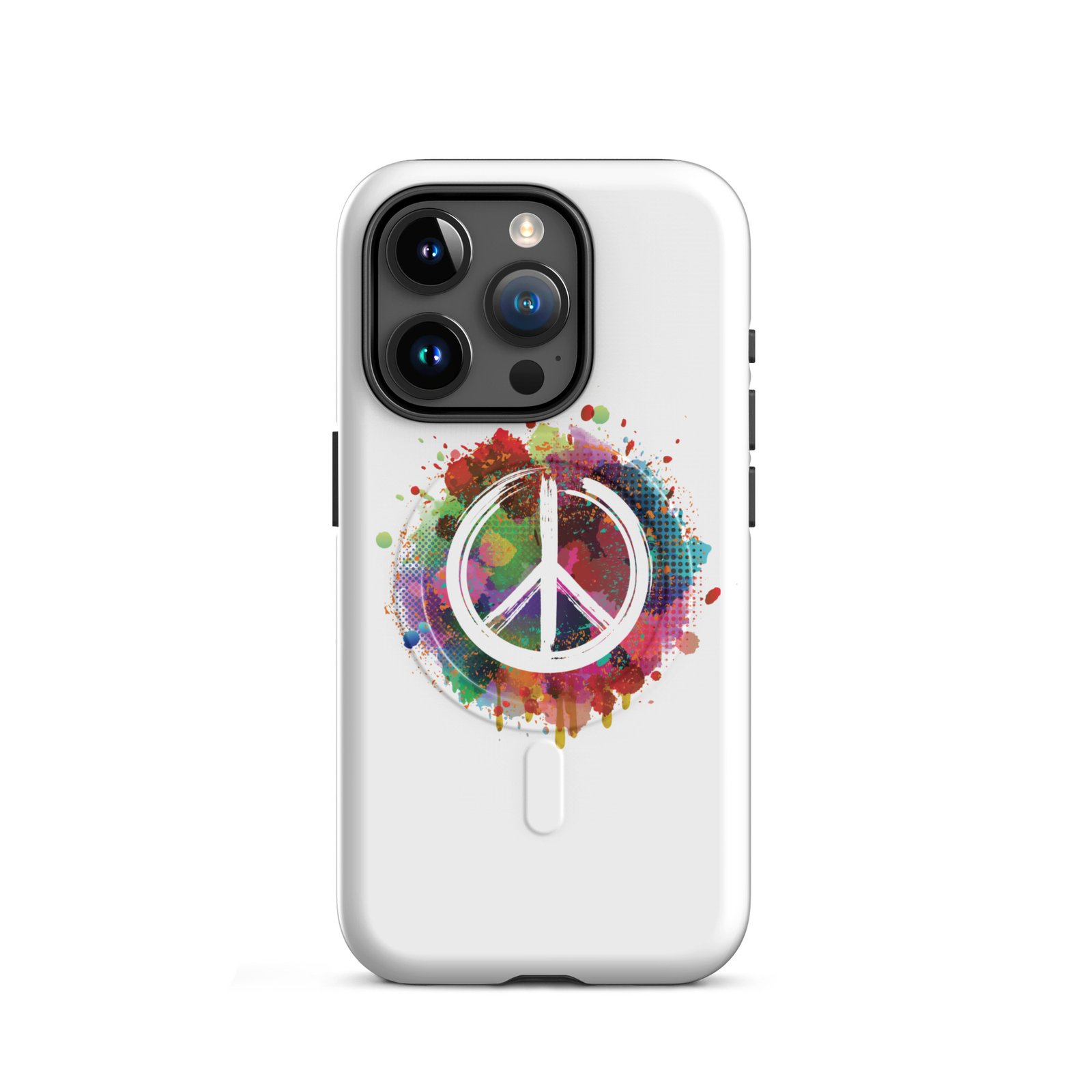 Splatter Peace Sign MagSafe® tough case for iPhone® - Image 7
