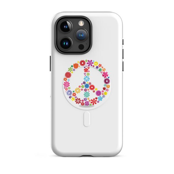 Flower Peace Sign MagSafe® tough case for iPhone® - Image 8