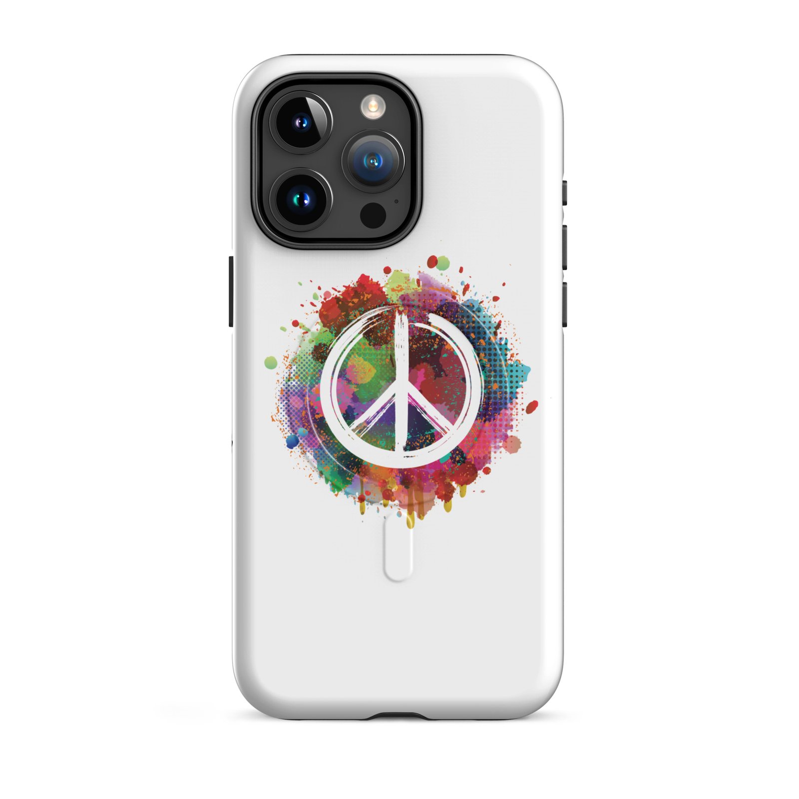 Splatter Peace Sign MagSafe® tough case for iPhone® - Image 8