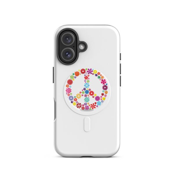 Flower Peace Sign MagSafe® tough case for iPhone® - Image 9