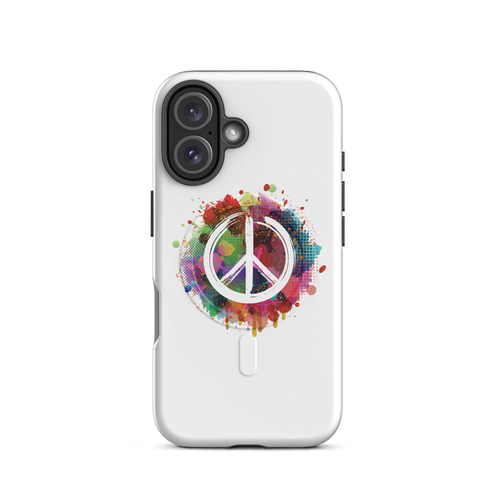 Splatter Peace Sign MagSafe® tough case for iPhone® - Image 9