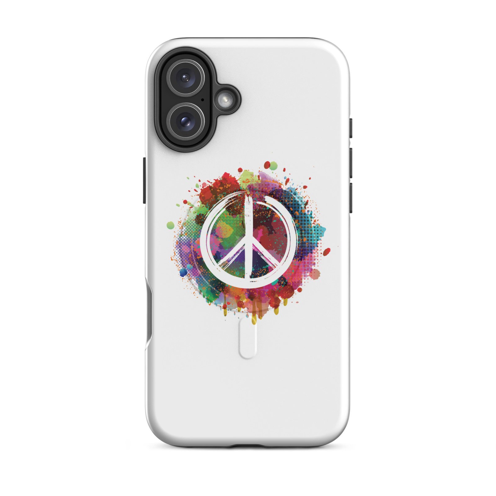 Splatter Peace Sign MagSafe® tough case for iPhone® - Image 10