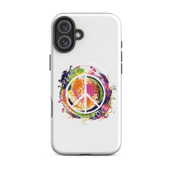 Swirl Peae Sign MagSafe® tough case for iPhone® - Image 10