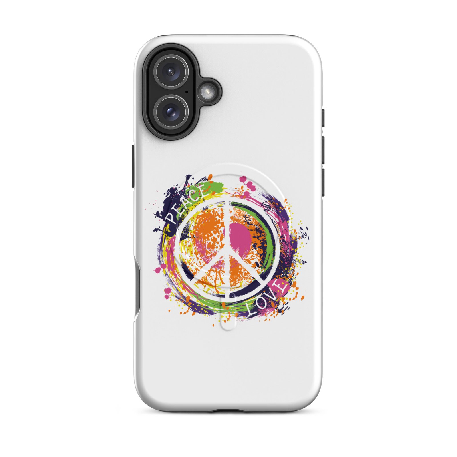 Swirl Peae Sign MagSafe® tough case for iPhone® - Image 10