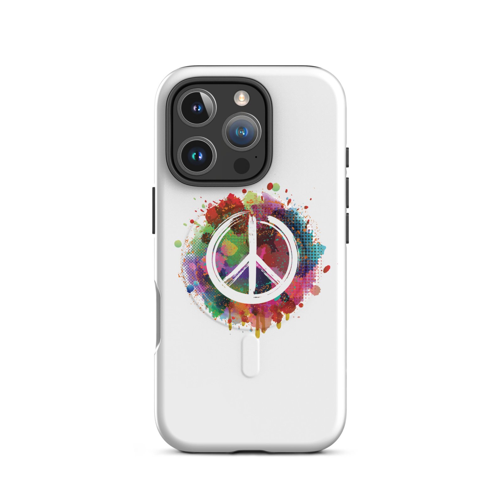 Splatter Peace Sign MagSafe® tough case for iPhone® - Image 11