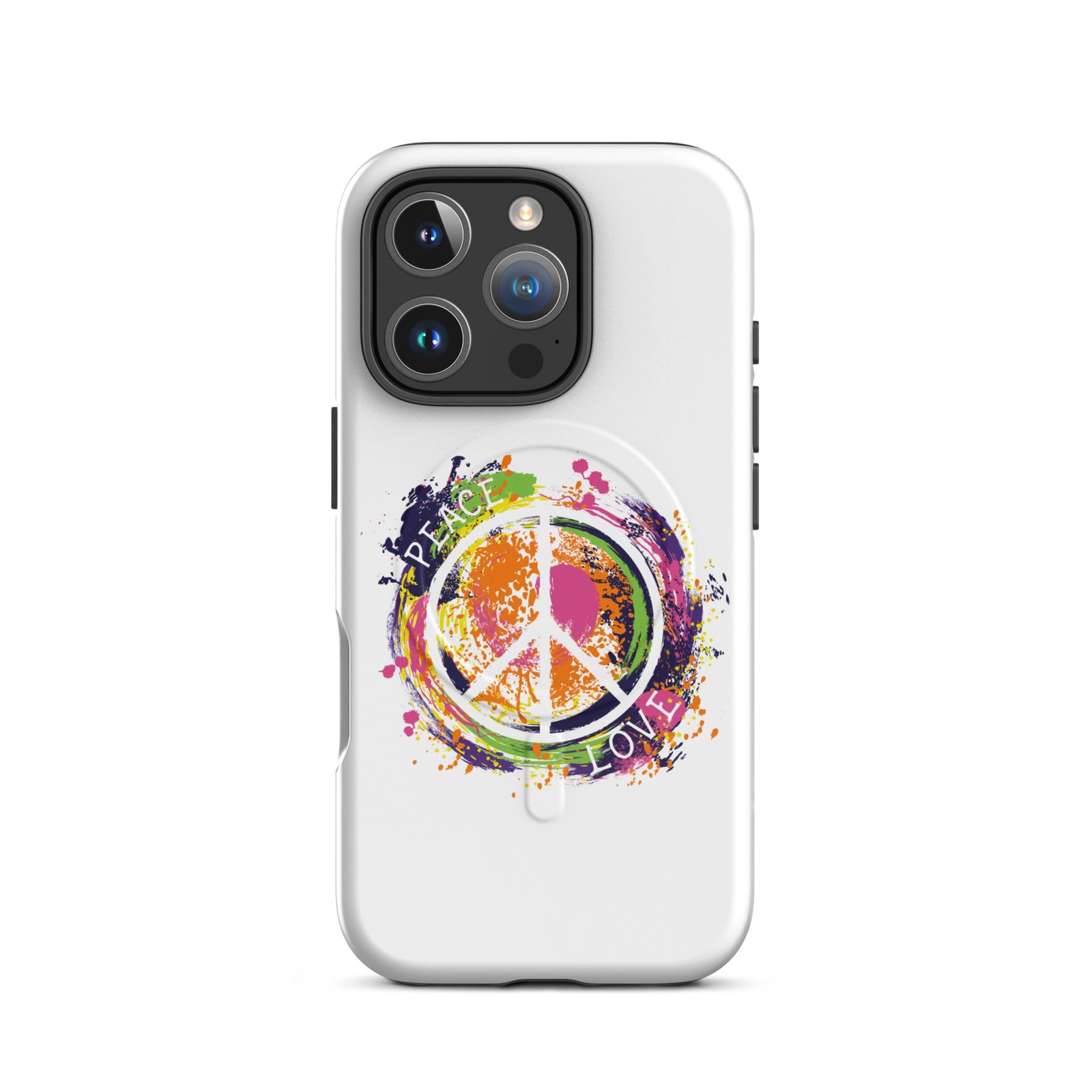 Swirl Peae Sign MagSafe® tough case for iPhone® - Image 11