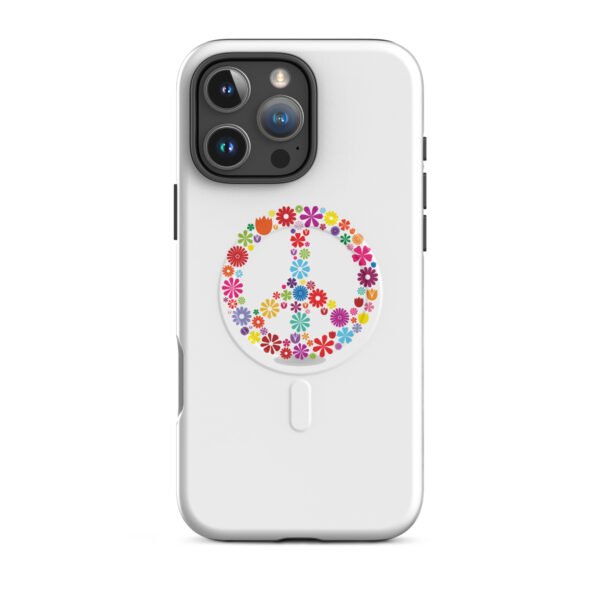 Flower Peace Sign MagSafe® tough case for iPhone® - Image 12