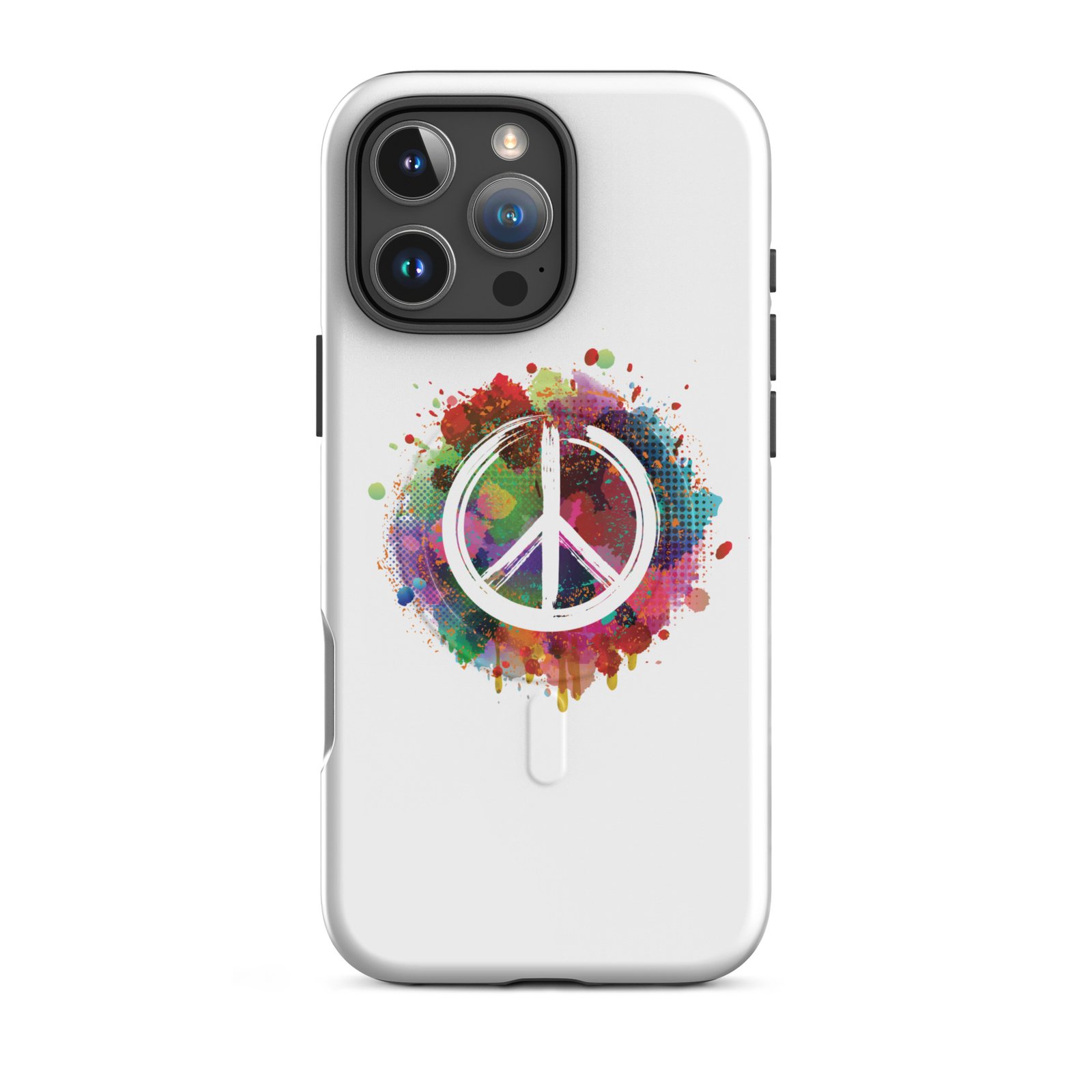 Splatter Peace Sign MagSafe® tough case for iPhone® - Image 12