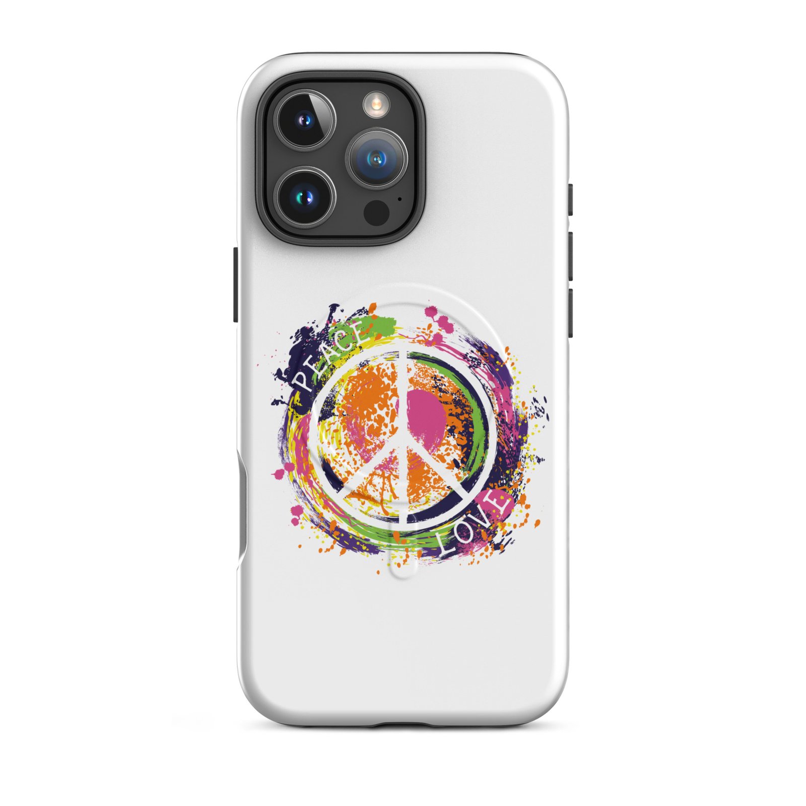Swirl Peae Sign MagSafe® tough case for iPhone® - Image 12