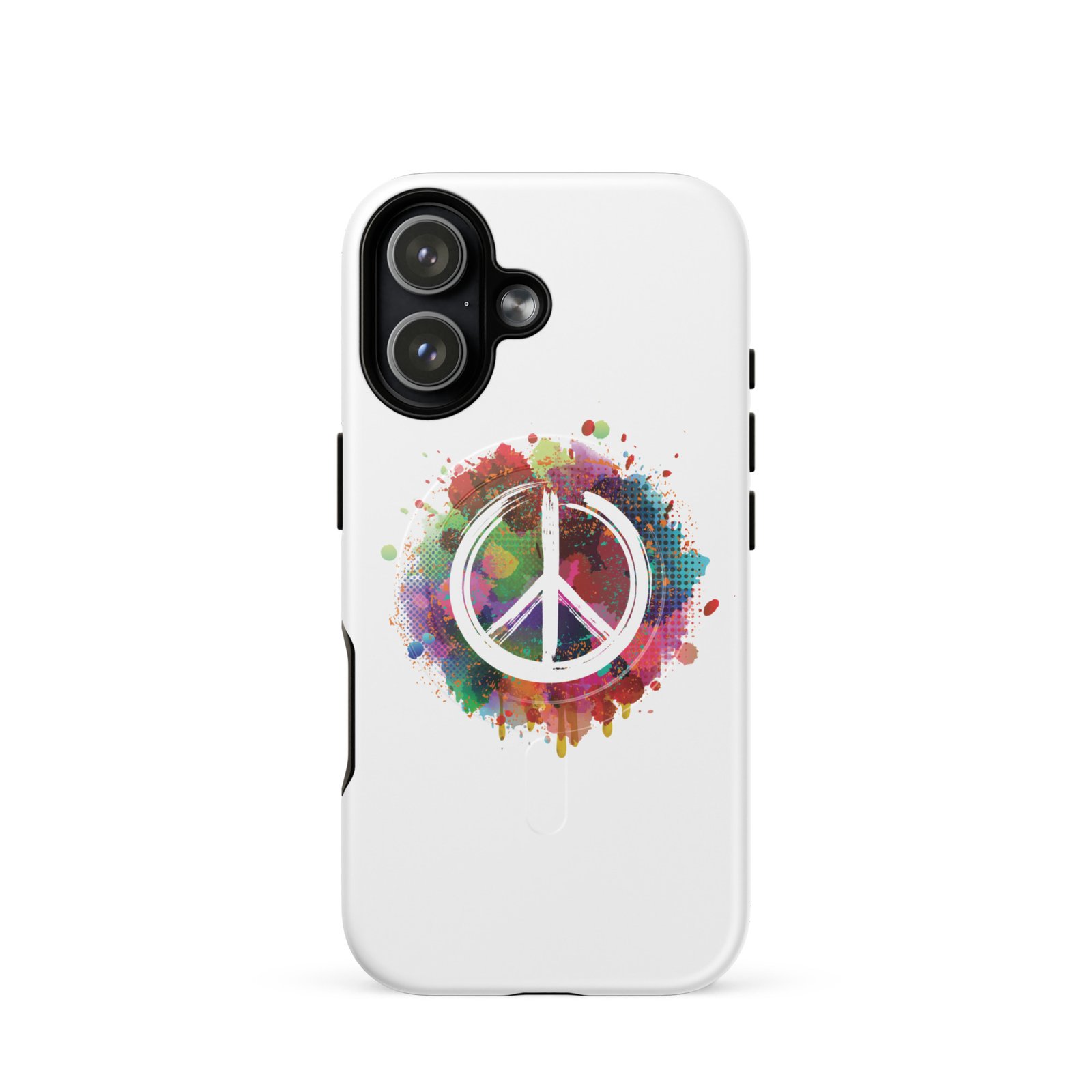 Splatter Peace Sign MagSafe® tough case for iPhone® - Image 13
