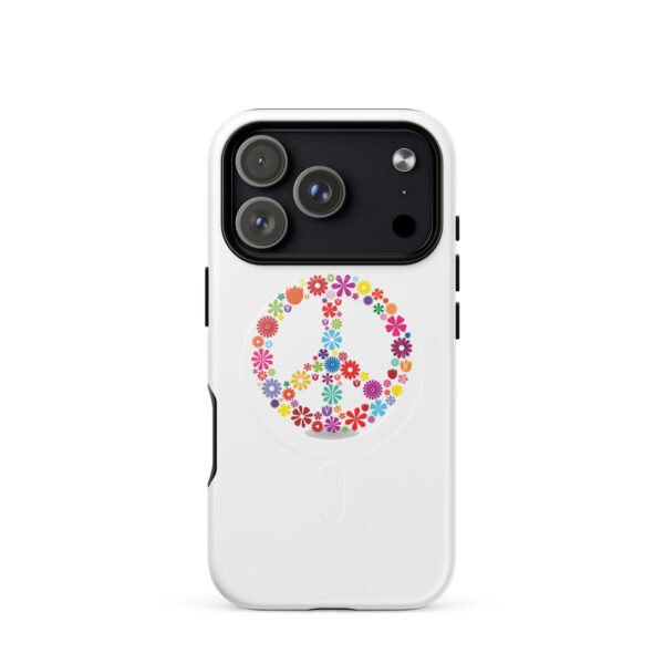 Flower Peace Sign MagSafe® tough case for iPhone® - Image 15