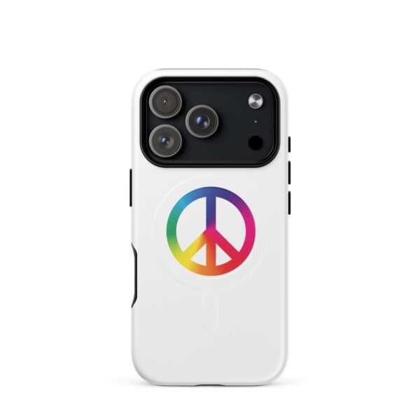Tie Dye Peace Sign MagSafe® tough case for iPhone® - Image 15