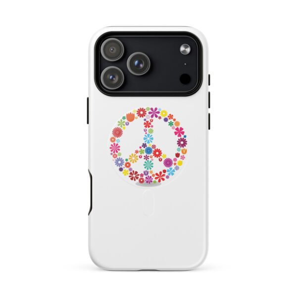Flower Peace Sign MagSafe® tough case for iPhone® - Image 16