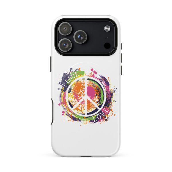 Swirl Peae Sign MagSafe® tough case for iPhone® - Image 16