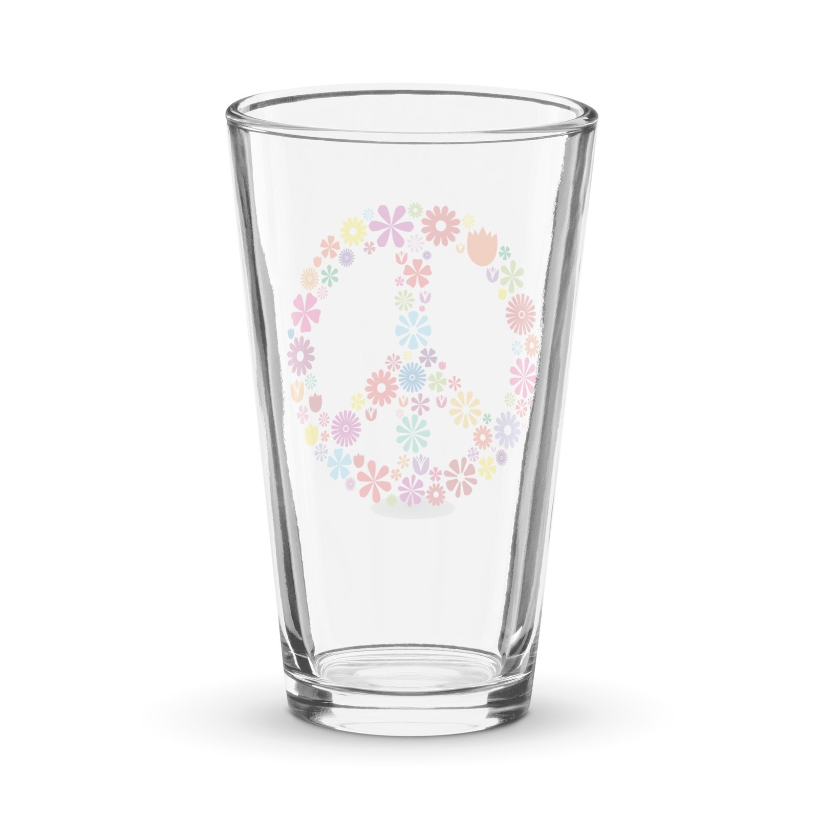 Flower Peace Sig Shaker pint glass - Image 6