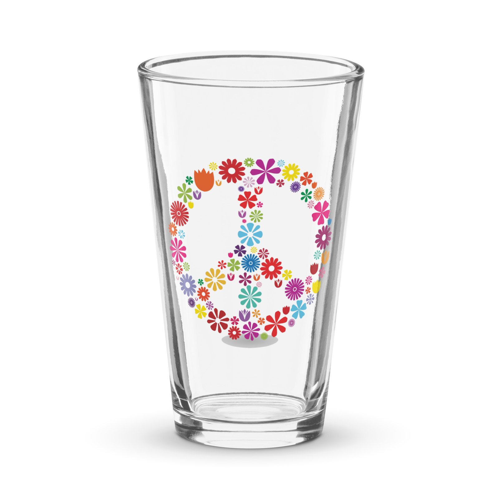 Flower Peace Sig Shaker pint glass - Image 5