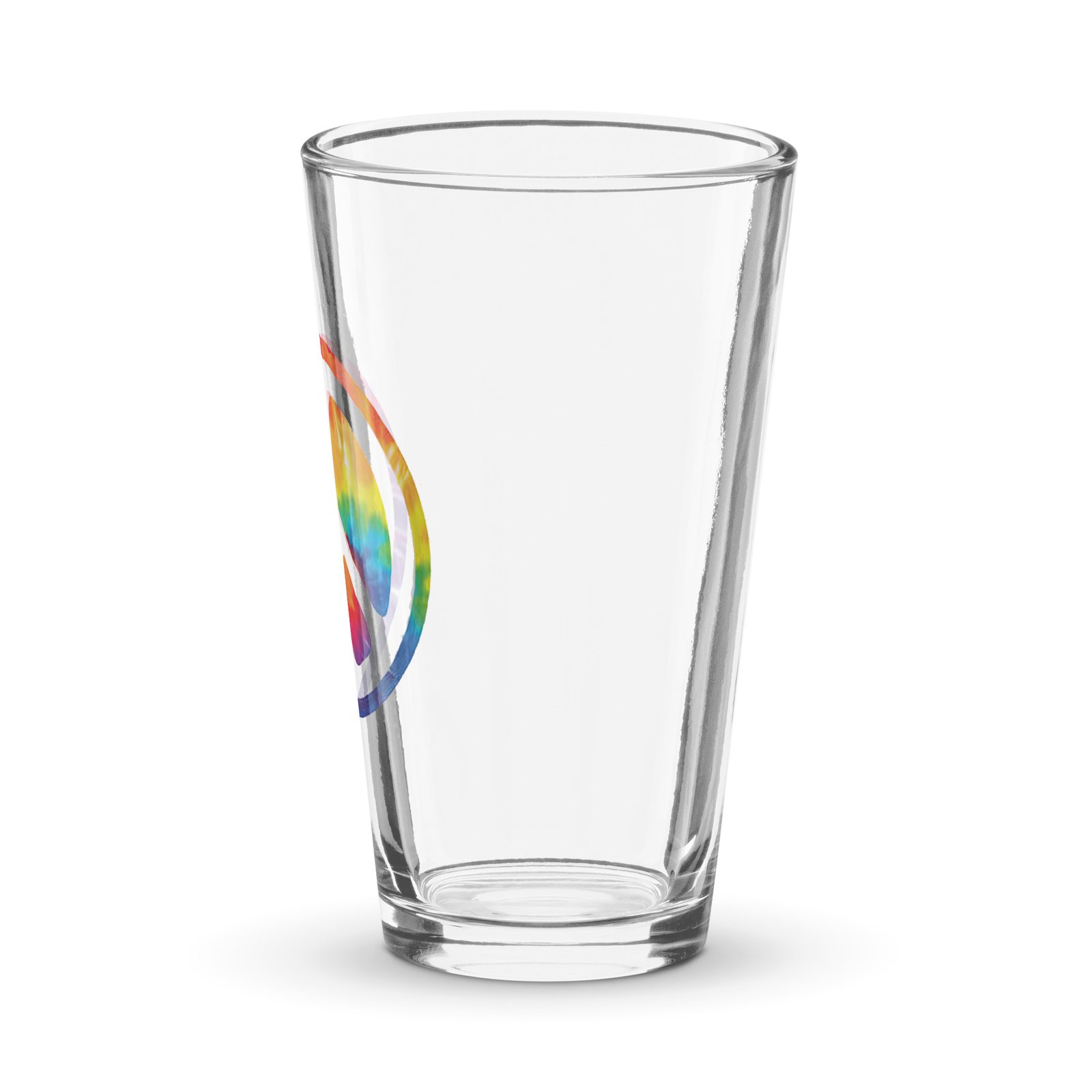 Retro Peace Sign Shaker pint glass - Image 4