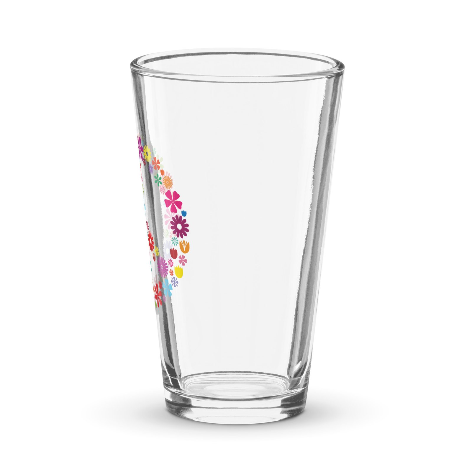 Flower Peace Sig Shaker pint glass - Image 8