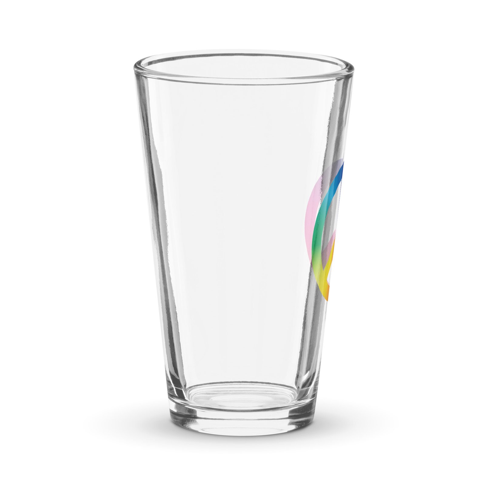 Tie Dye Peace Sign Shaker pint glass - Image 3